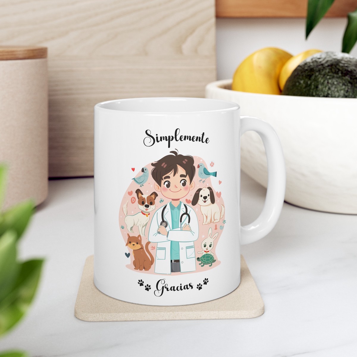 taza para veterinarios