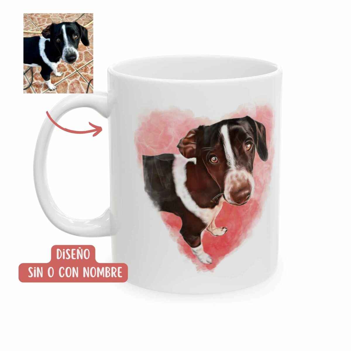 taza gato personalizada con nombre