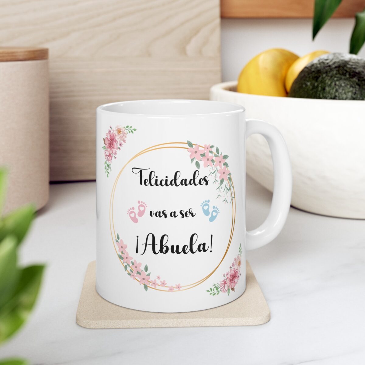 Taza felicidades vas a ser abuela