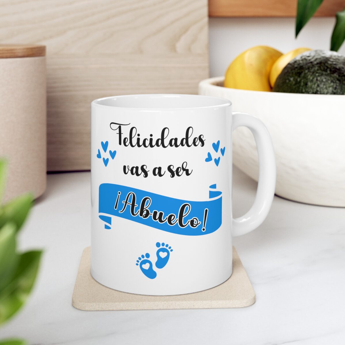 Taza felicidades vas a ser abuelo