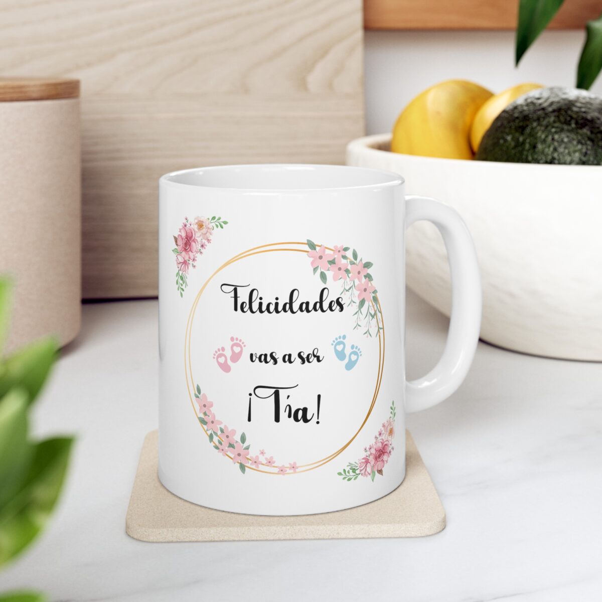 Taza Felicidades vas a ser Tía