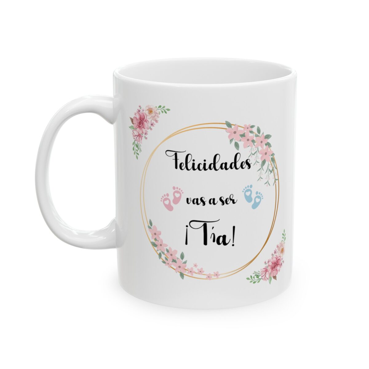 Taza Felicidades vas a ser Tía