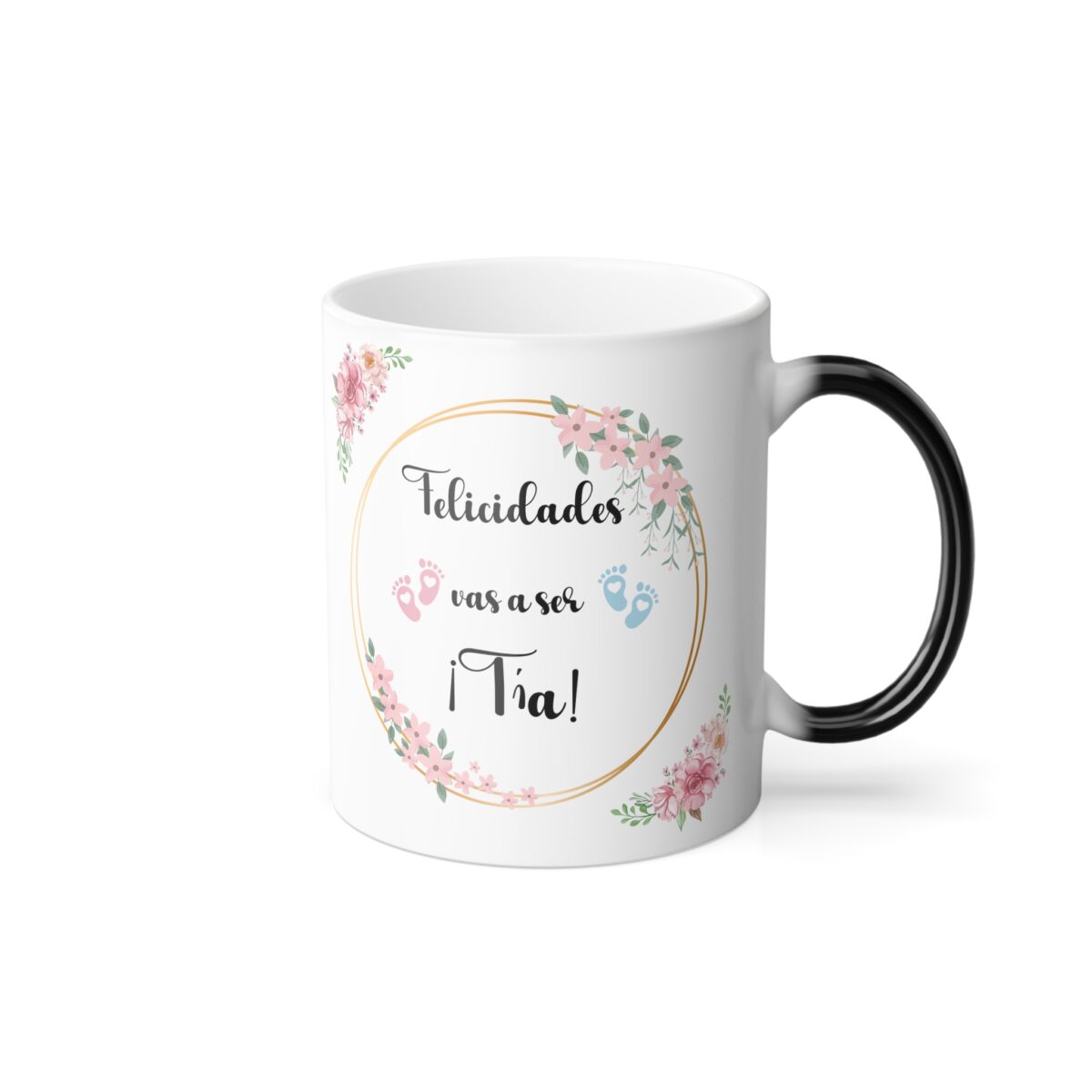 Taza felicidades vas a ser tia