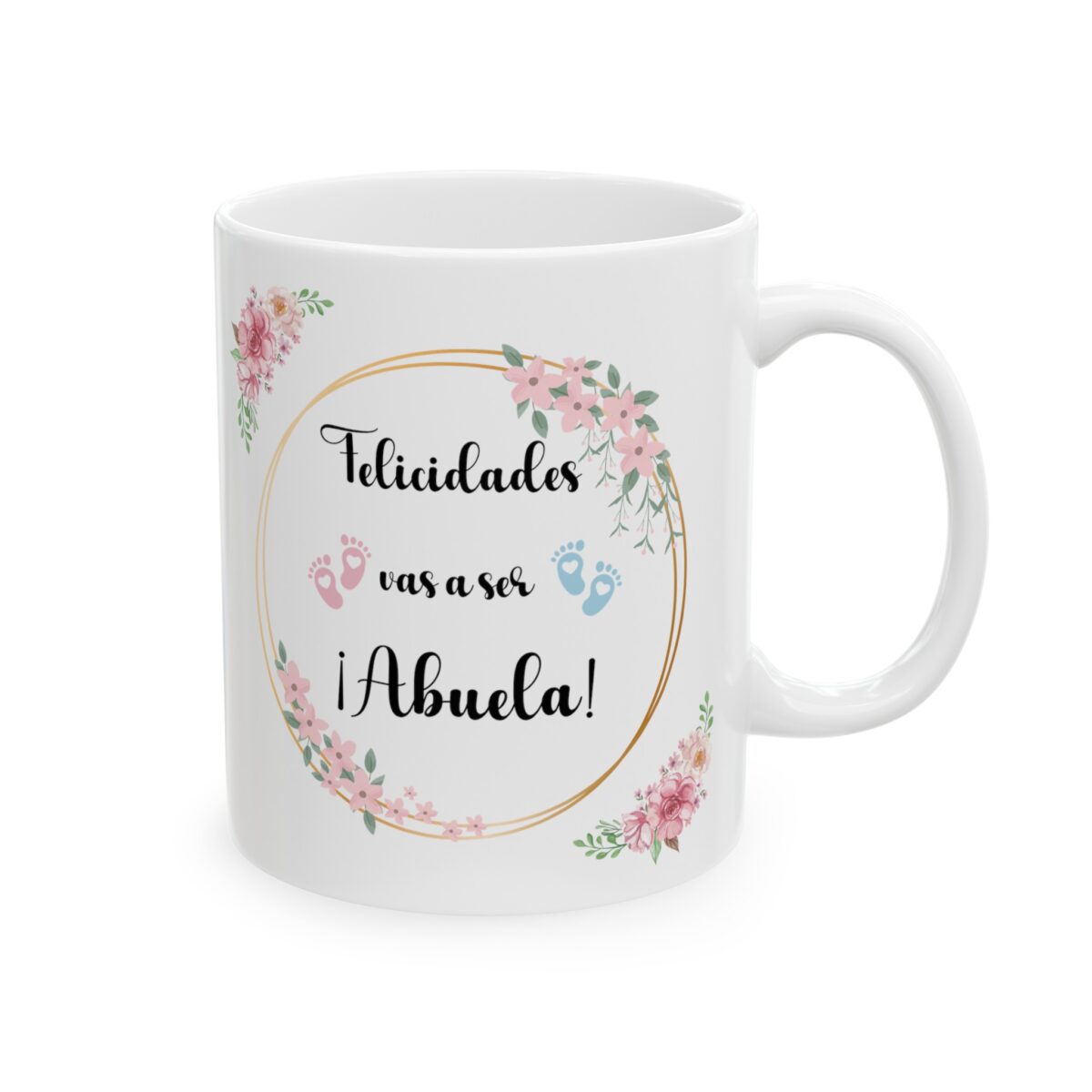 Taza felicidades vas a ser abuela