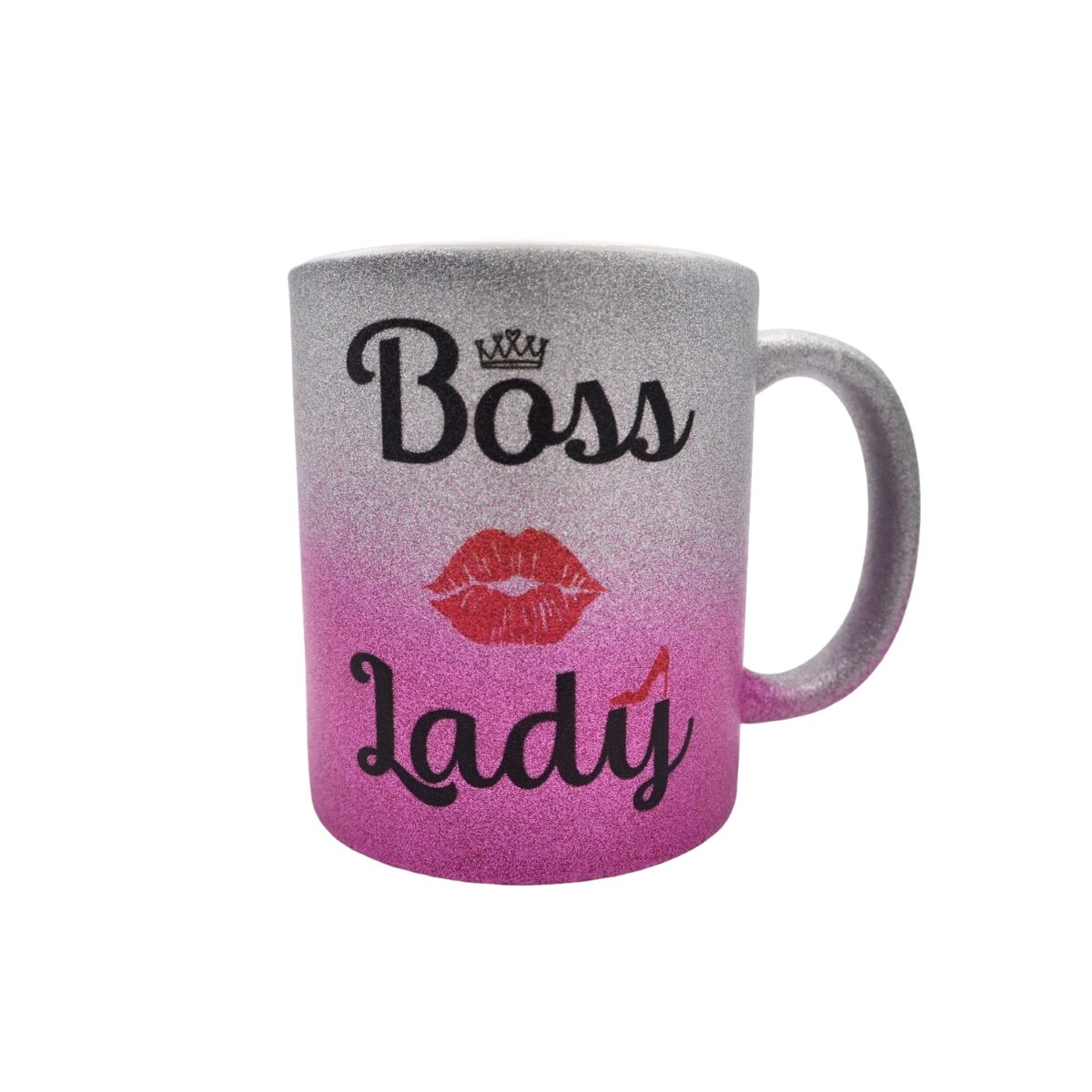 Glitter Boss lady mug