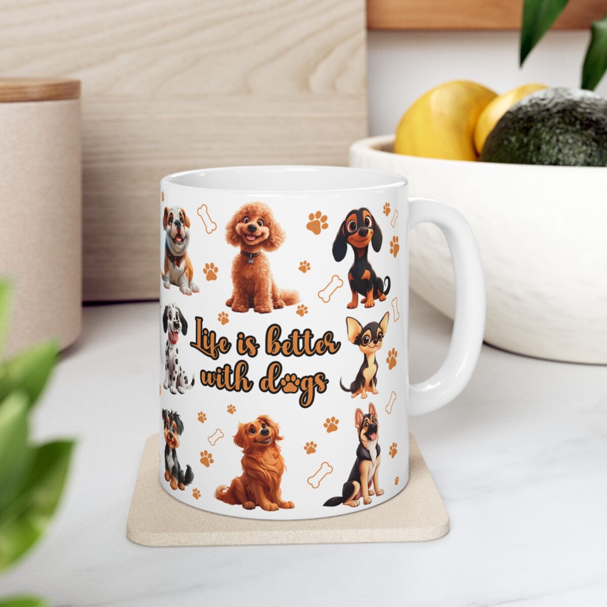 Taza amantes de los perros