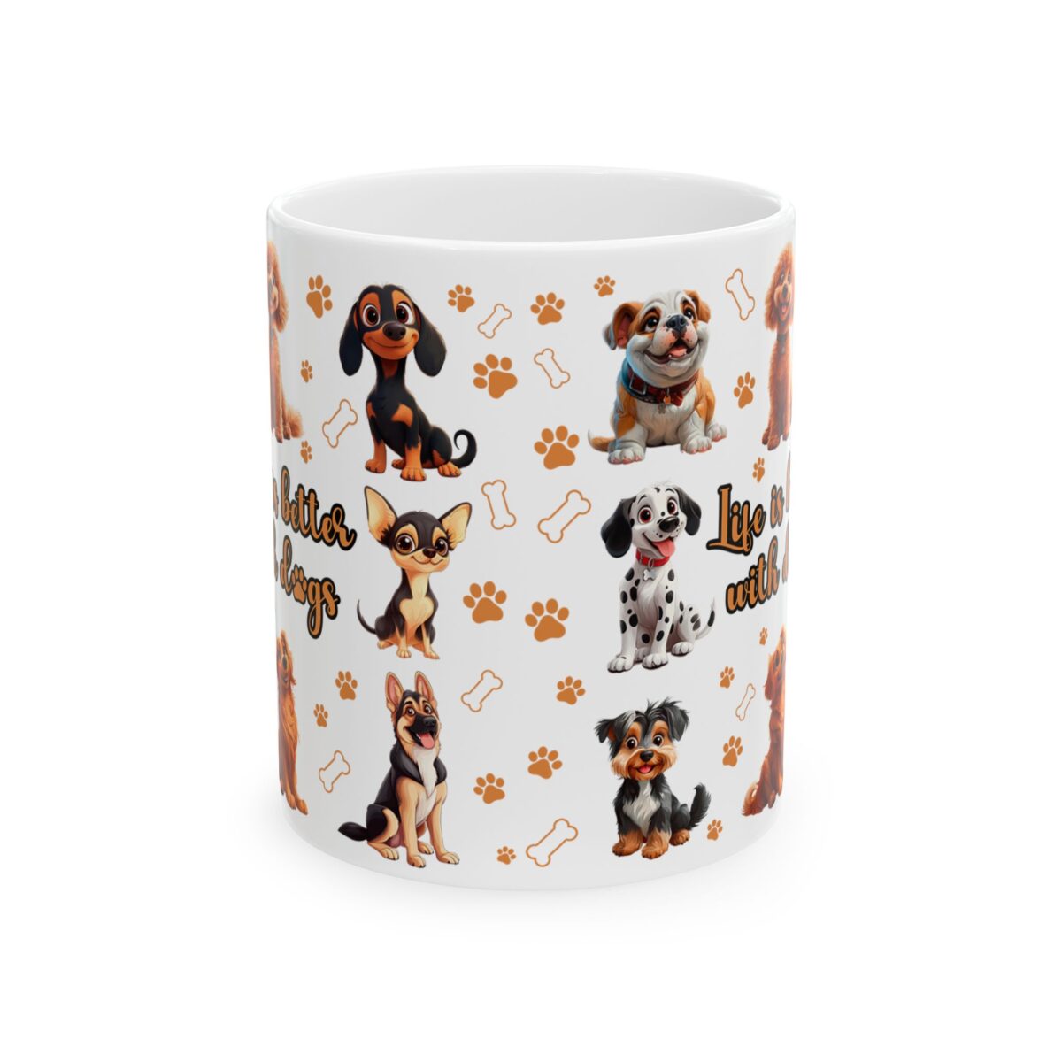 Taza amantes de los perros