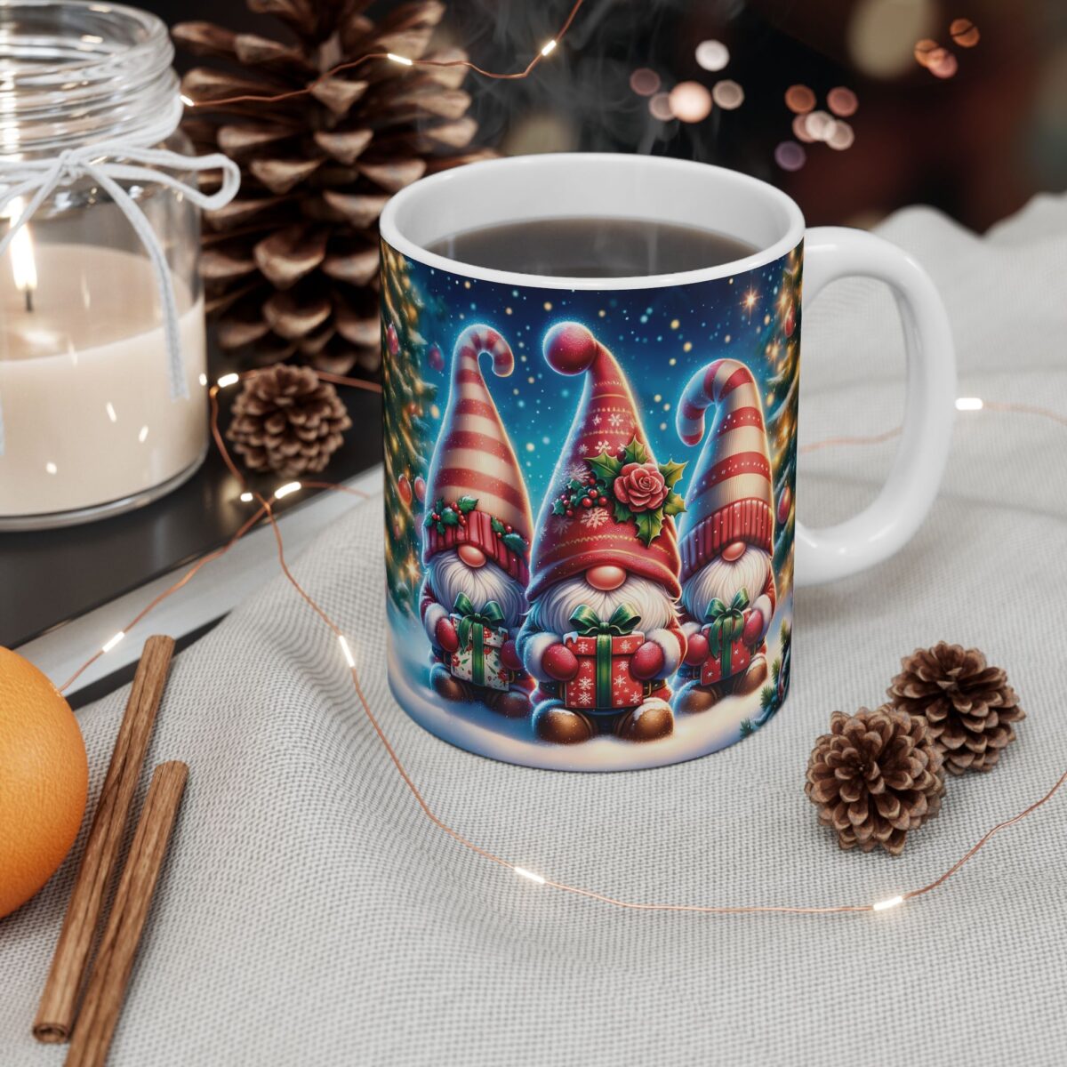 Taza Gnomo Navideño